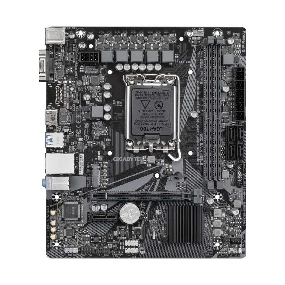 Gigabyte Motherboard B760M K V2 DDR4 For INTEL 14th | 13th | 12th Gen view 2